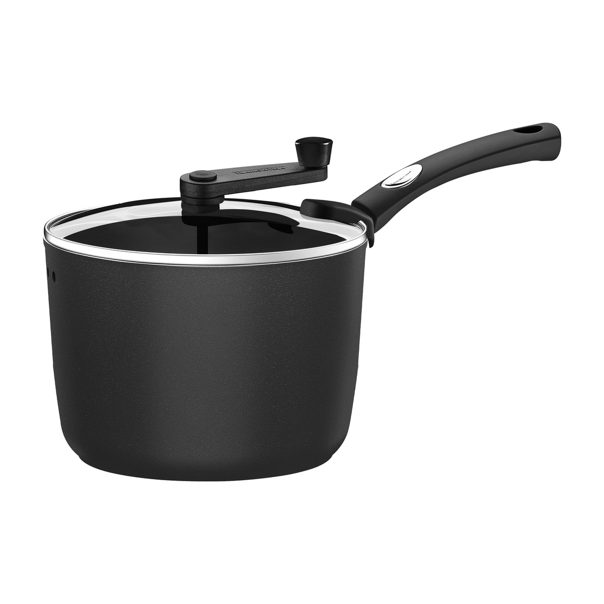 Pipoqueira Tramontina Mônaco Induction em Alumínio com Revestimento Interno e Externo Antiaderente Starflon Premium Preto 22 cm 5,4 L - Edição Especial
